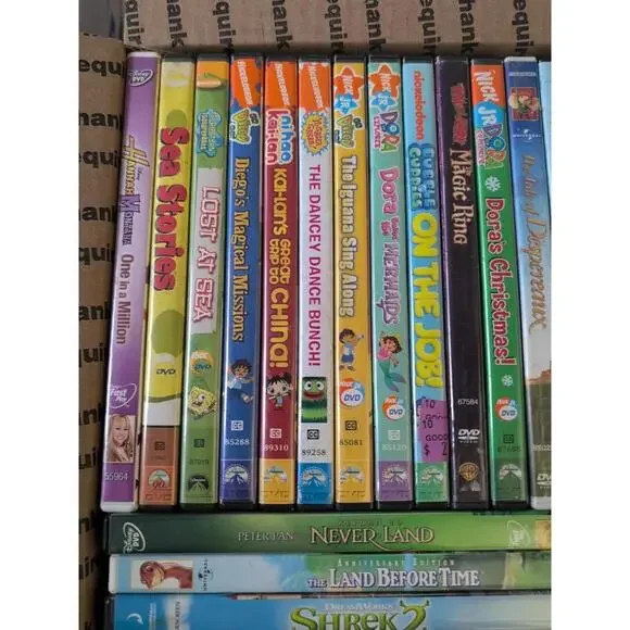 Lot Of 20 Nickelodeon Nick At Night And Other Various Kids DVDs - T6#819